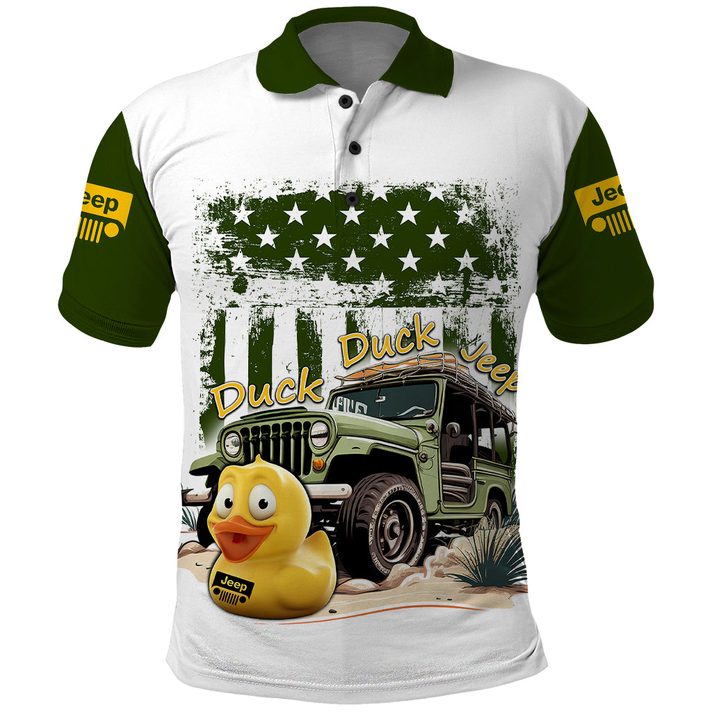 duck-duck-jeep-polo-shirt-i-dont-give-a-duck-mix-green-american-flag