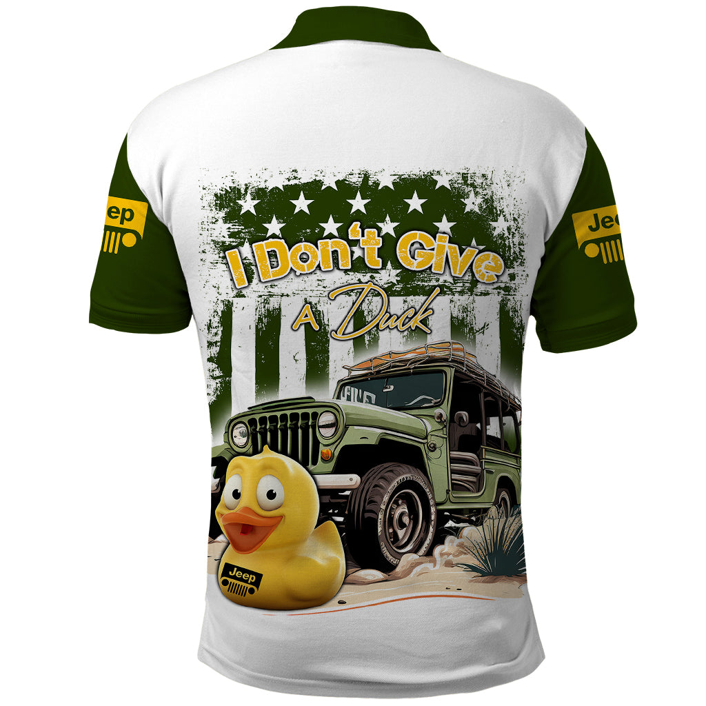 duck-duck-jeep-polo-shirt-i-dont-give-a-duck-mix-green-american-flag