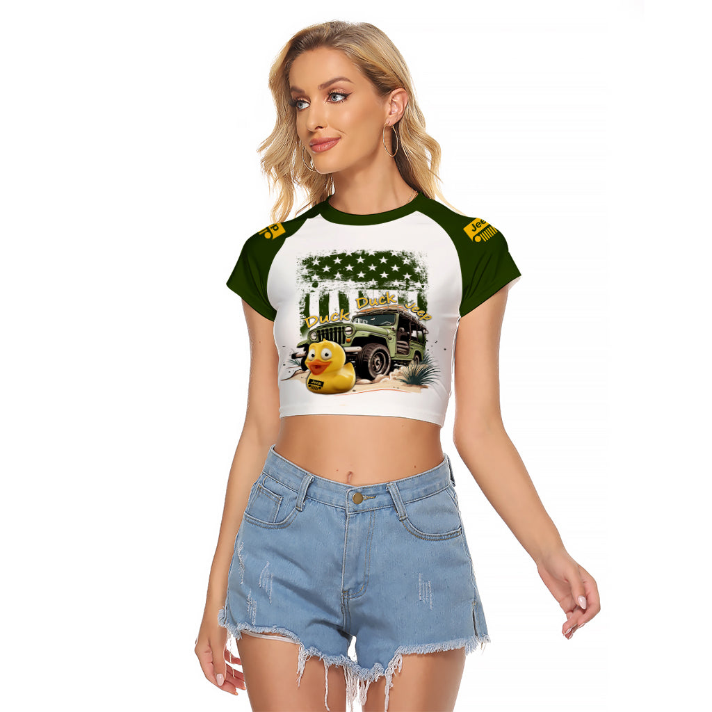 duck-duck-jeep-raglan-cropped-t-shirt-i-dont-give-a-duck-mix-green-american-flag