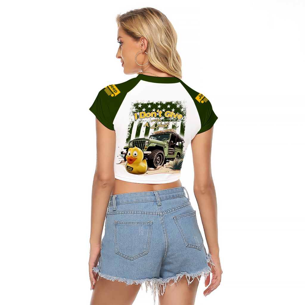 duck-duck-jeep-raglan-cropped-t-shirt-i-dont-give-a-duck-mix-green-american-flag