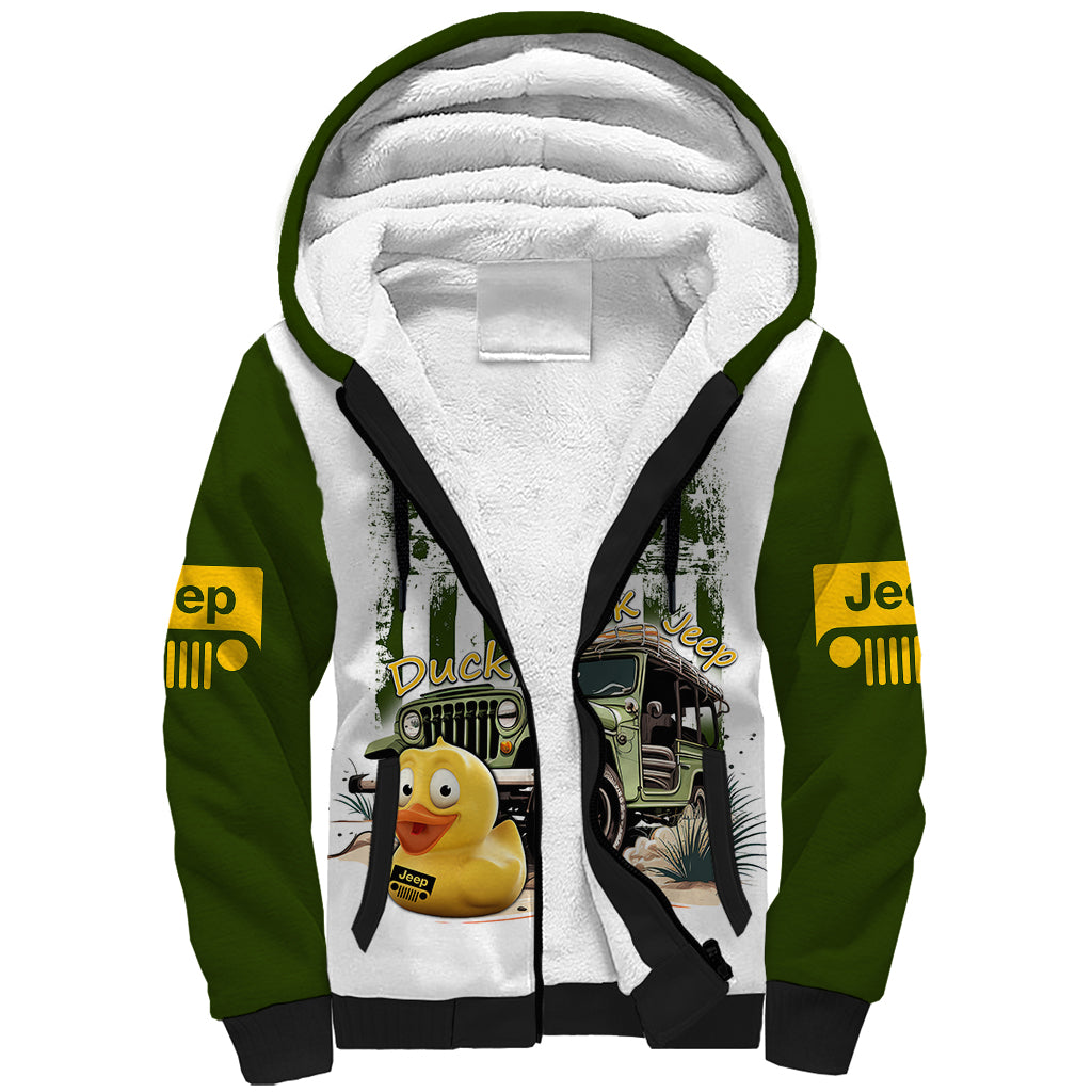 duck-duck-jeep-sherpa-hoodie-i-dont-give-a-duck-mix-green-american-flag