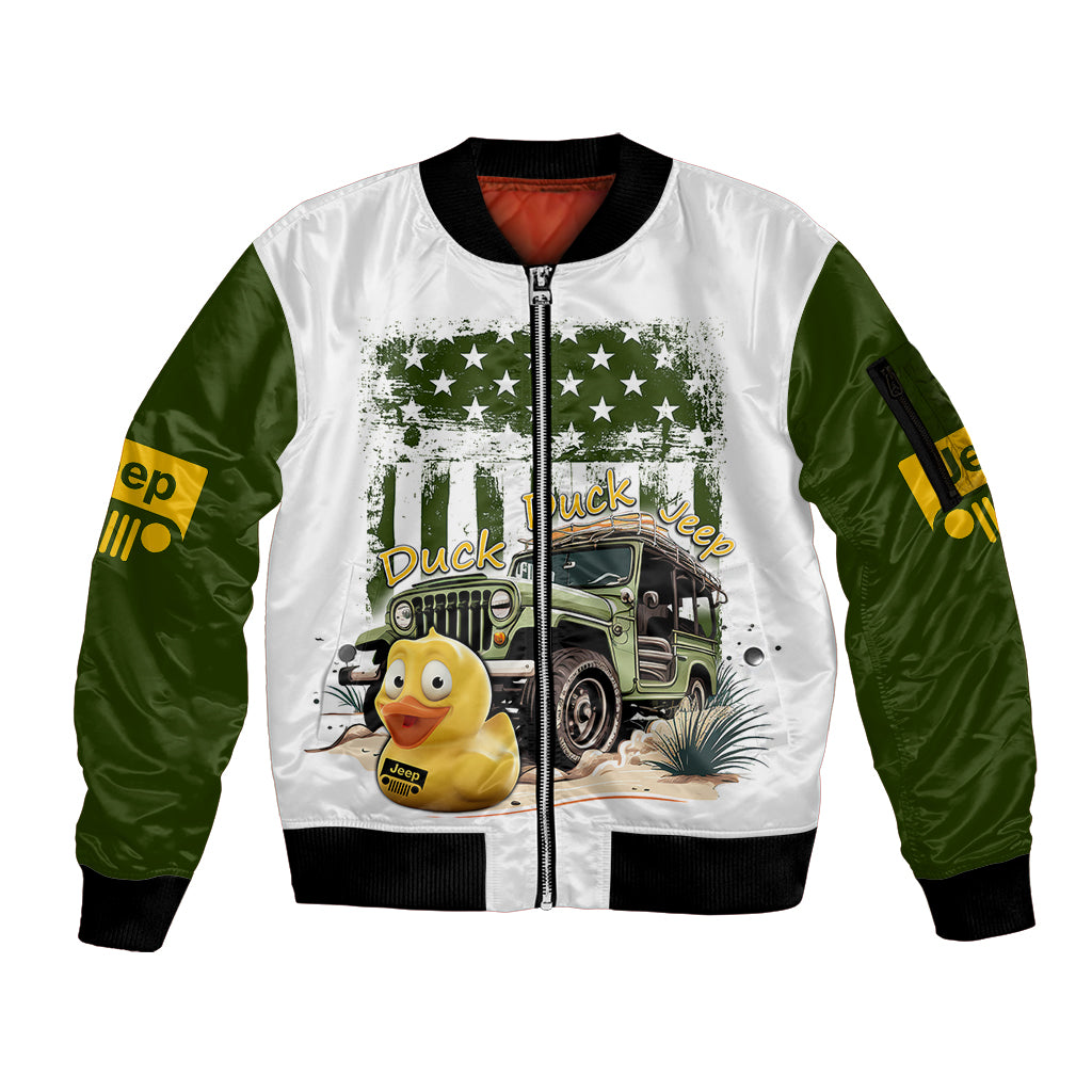 duck-duck-jeep-sleeve-zip-bomber-jacket-i-dont-give-a-duck-mix-green-american-flag