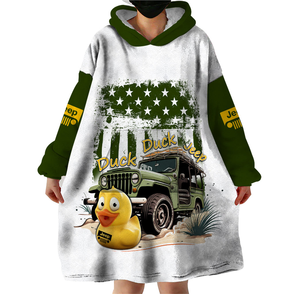 duck-duck-jeep-wearable-blanket-hoodie-i-dont-give-a-duck-mix-green-american-flag