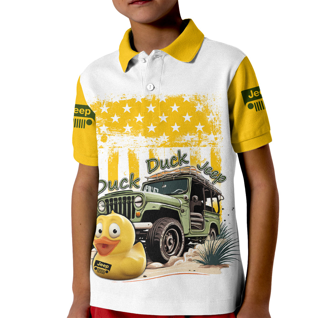 duck-duck-jeep-kid-polo-shirt-i-dont-give-a-duck-mix-yellow-american-flag