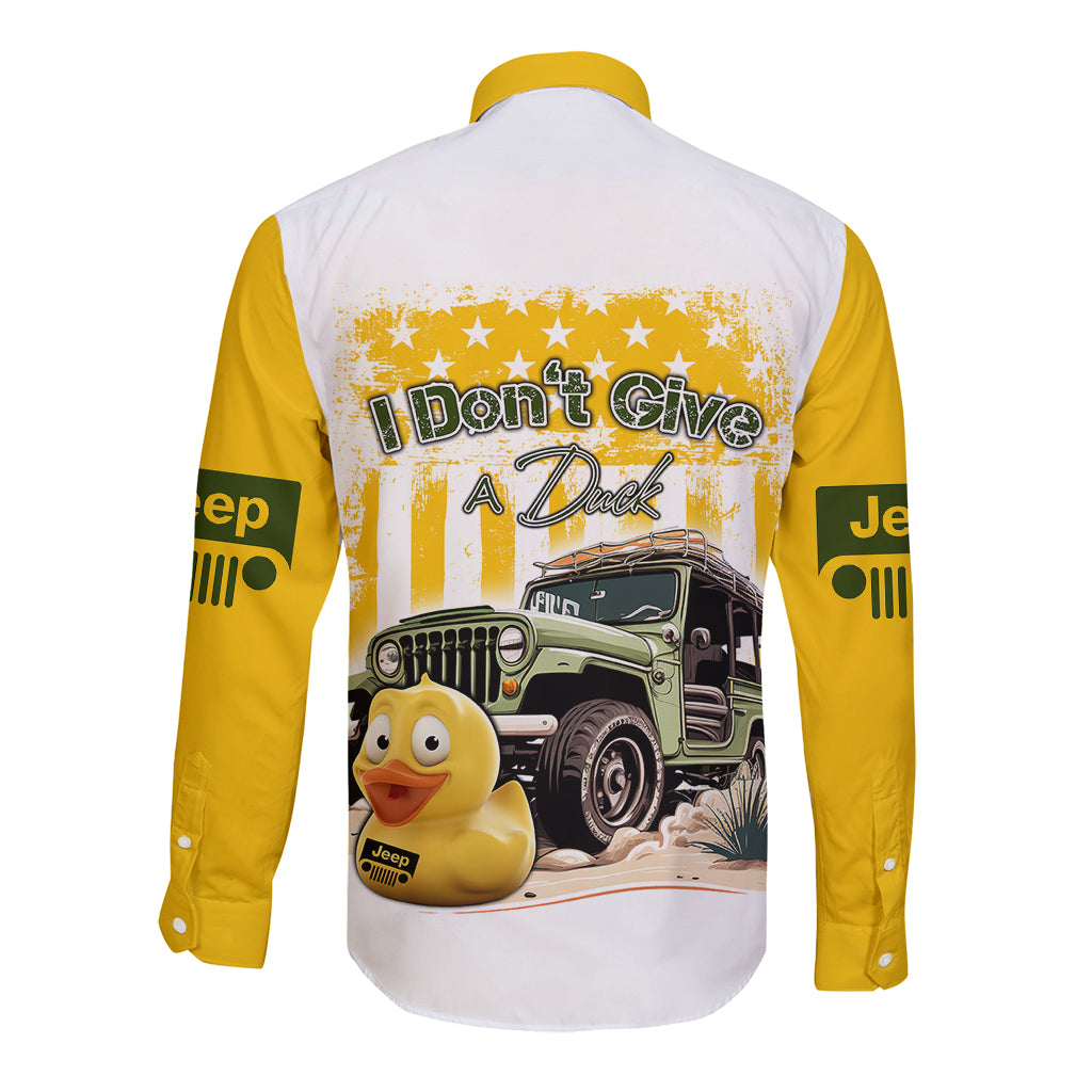 duck-duck-jeep-long-sleeve-button-shirt-i-dont-give-a-duck-mix-yellow-american-flag