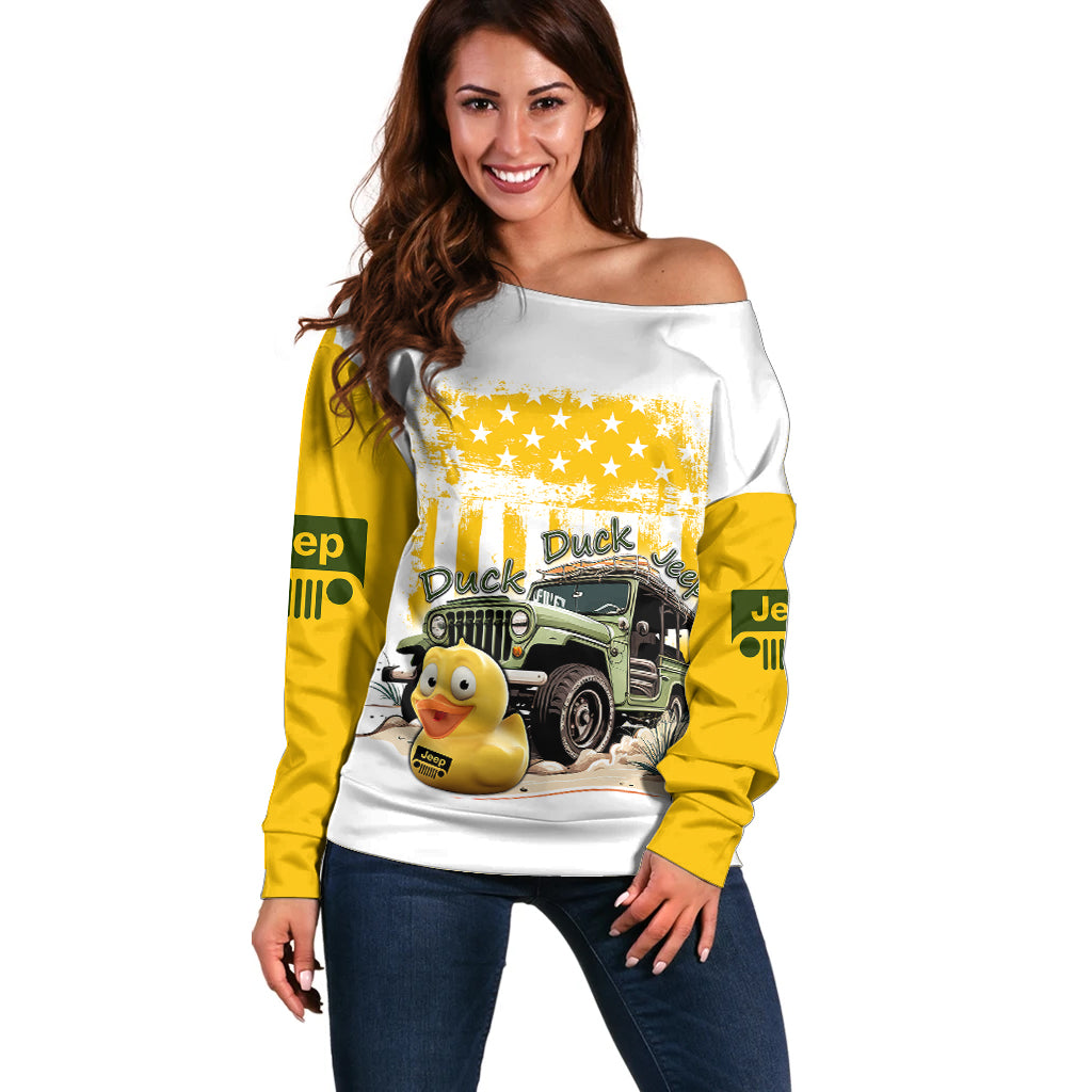 duck-duck-jeep-off-shoulder-sweater-i-dont-give-a-duck-mix-yellow-american-flag