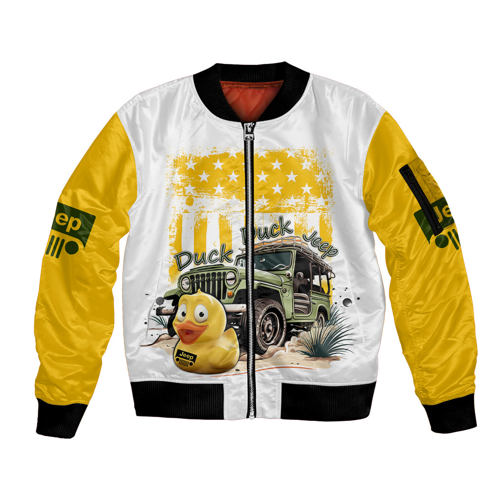 duck-duck-jeep-sleeve-zip-bomber-jacket-i-dont-give-a-duck-mix-yellow-american-flag