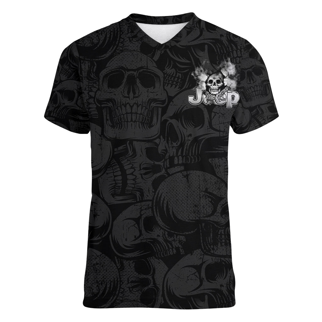 black-jeep-skull-women-v-neck-t-shirt-i-do-what-i-want