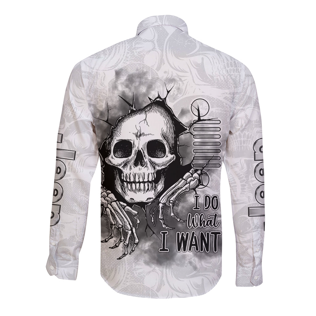 white-jeep-skull-long-sleeve-button-shirt-i-do-what-i-want