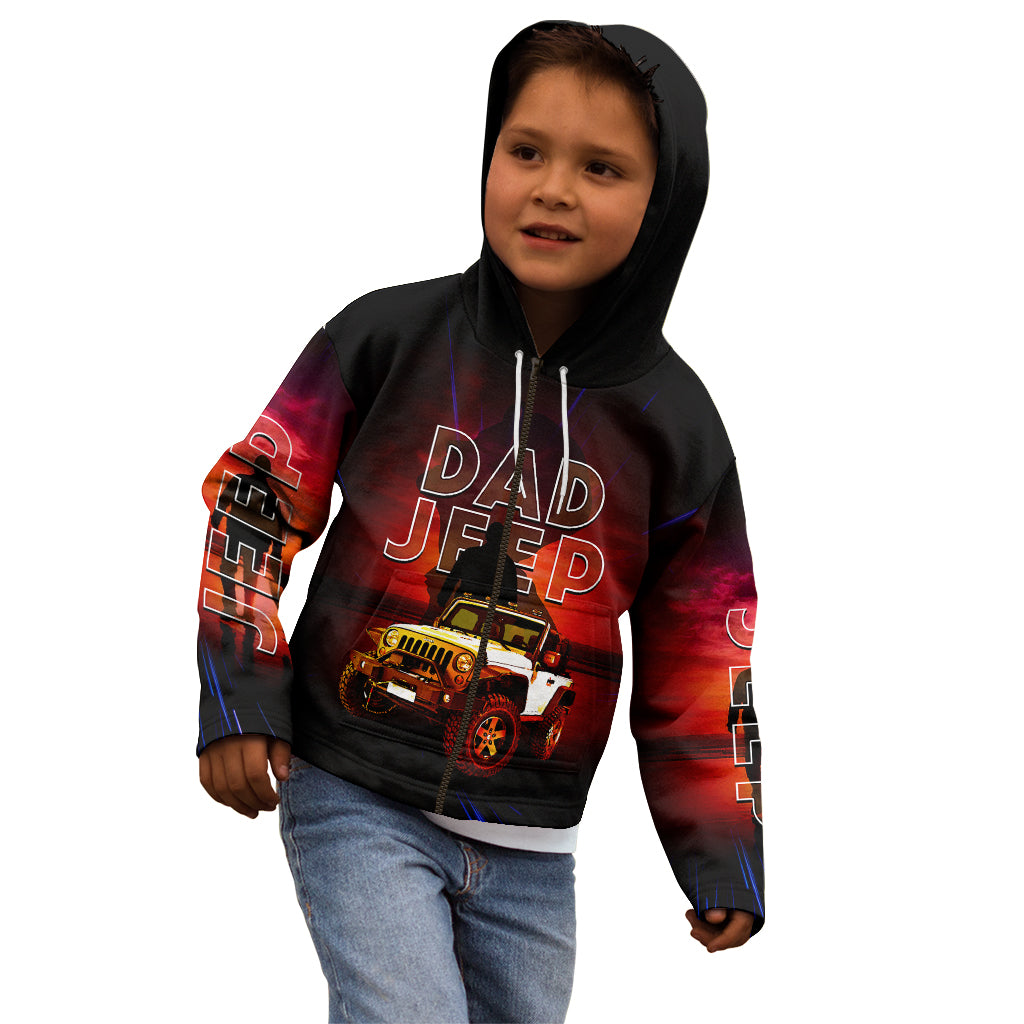 jeep-dad-kid-hoodie-the-best-dads-drive-jeeps