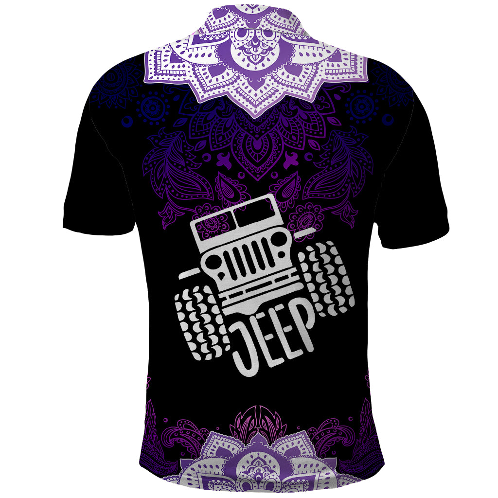 jeep-mandala-polo-shirt-patterns-flower-mix-jeep