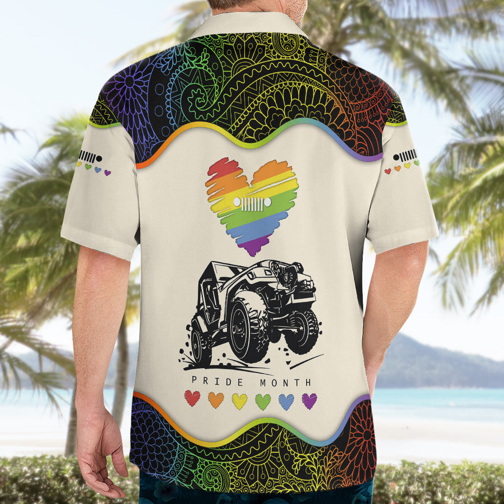 jeep-pride-month-hawaiian-shirt-floral-pattern-and-heart-with-lgbt-flag