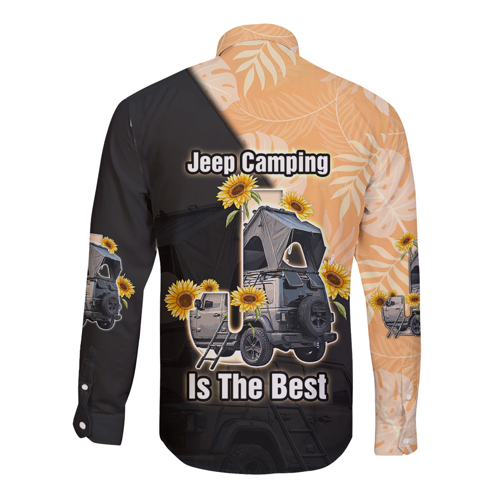 jeep-camping-is-the-best-long-sleeve-button-shirt-j-alphabet-mix-sunflower