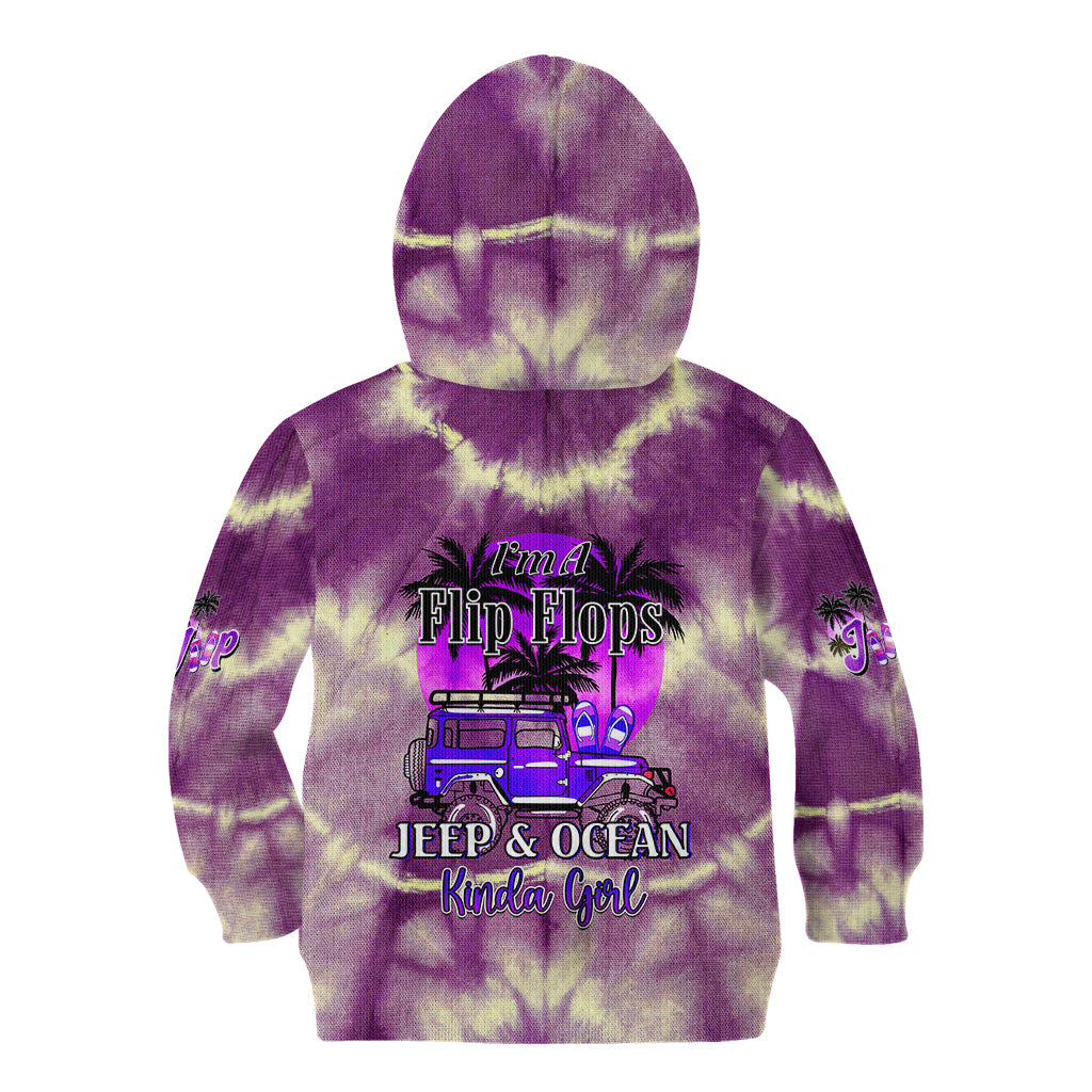 violet-jeep-tie-dye-kid-hoodie-im-a-flip-flops-jeep-and-ocean-kinda-girl-ver02