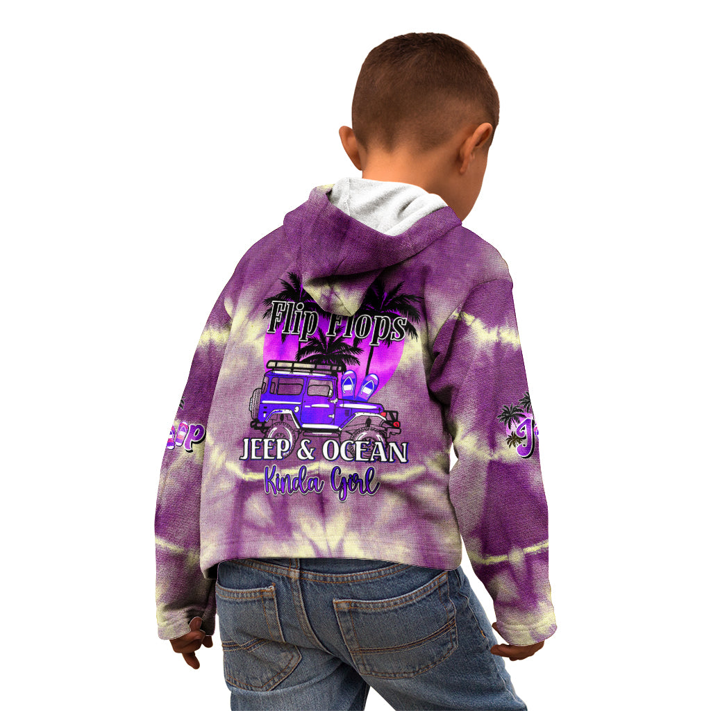 violet-jeep-tie-dye-kid-hoodie-im-a-flip-flops-jeep-and-ocean-kinda-girl-ver02