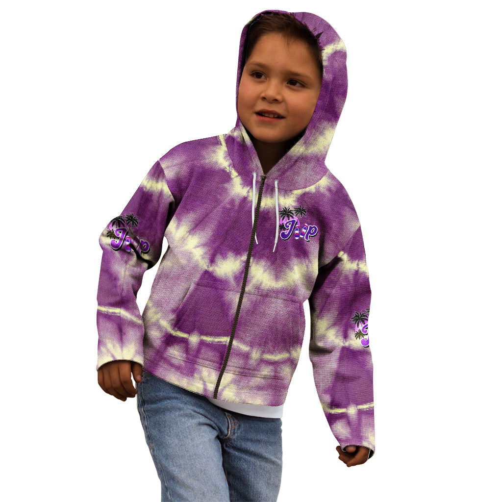 violet-jeep-tie-dye-kid-hoodie-im-a-flip-flops-jeep-and-ocean-kinda-girl-ver02