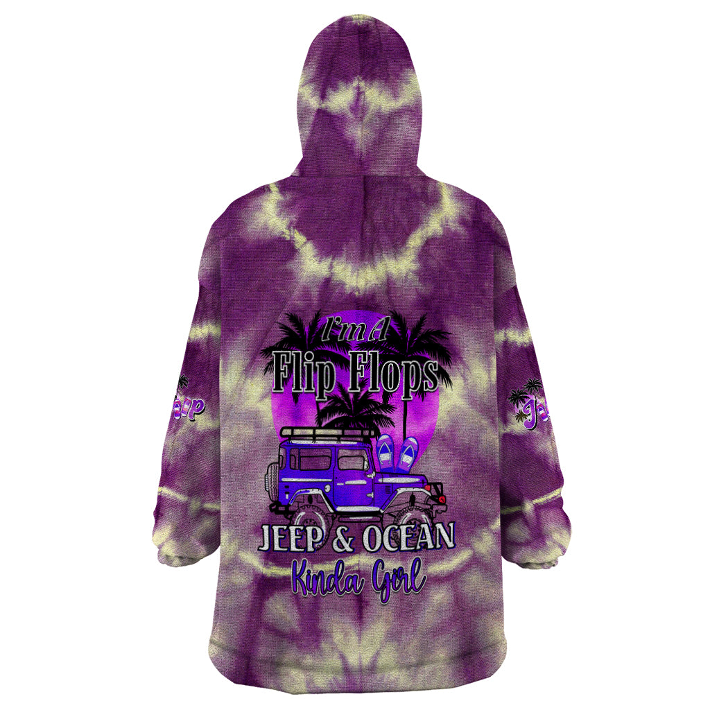 violet-jeep-tie-dye-wearable-blanket-hoodie-im-a-flip-flops-jeep-and-ocean-kinda-girl-ver02