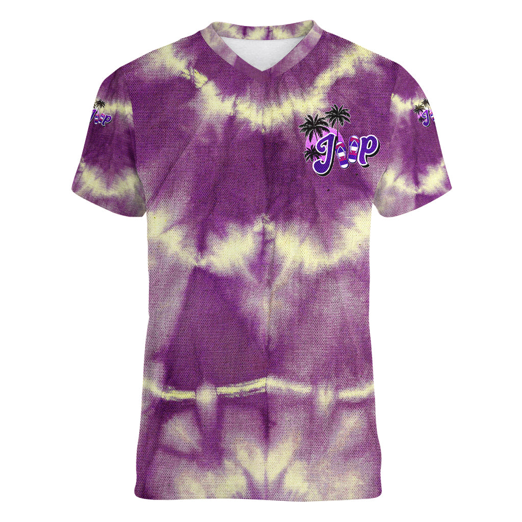 violet-jeep-tie-dye-women-v-neck-t-shirt-im-a-flip-flops-jeep-and-ocean-kinda-girl-ver02