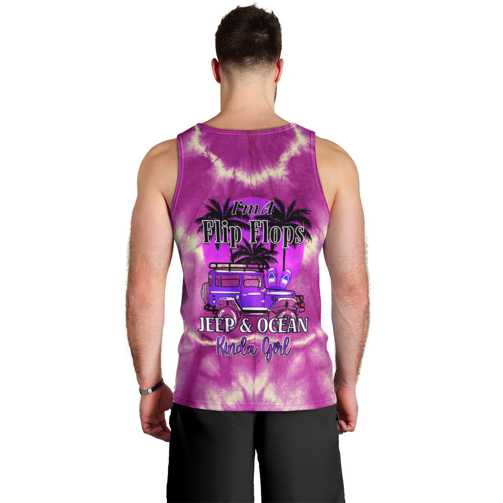 pink-jeep-tie-dye-men-tank-top-im-a-flip-flops-jeep-and-ocean-kinda-girl-ver02