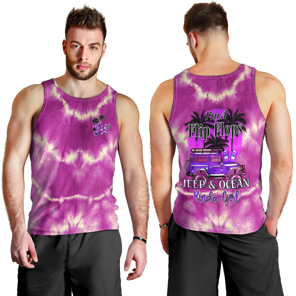 pink-jeep-tie-dye-men-tank-top-im-a-flip-flops-jeep-and-ocean-kinda-girl-ver02