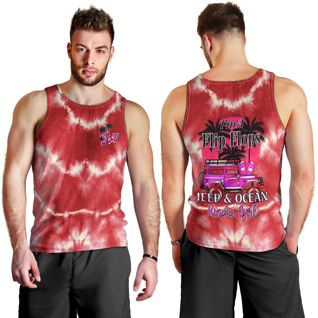 red-jeep-tie-dye-men-tank-top-im-a-flip-flops-jeep-and-ocean-kinda-girl-ver02