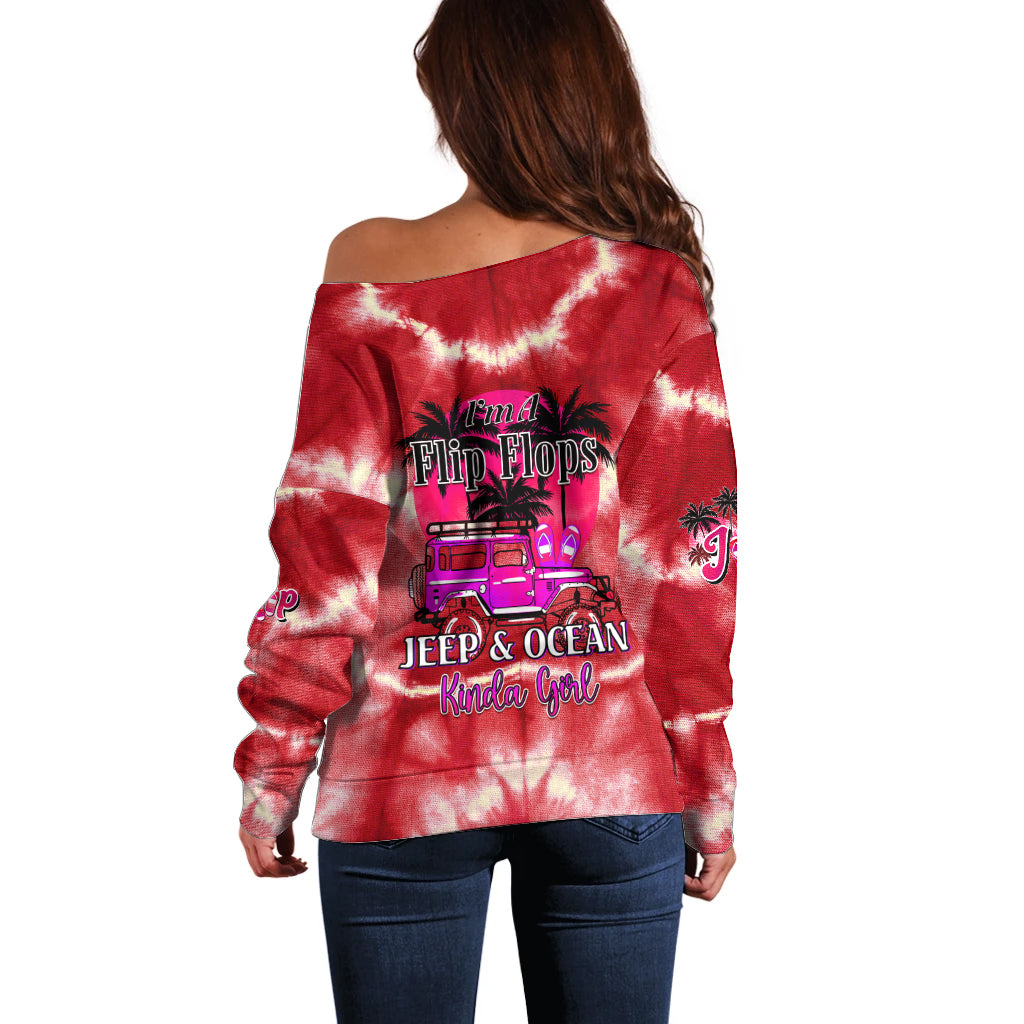 red-jeep-tie-dye-off-shoulder-sweater-im-a-flip-flops-jeep-and-ocean-kinda-girl-ver02