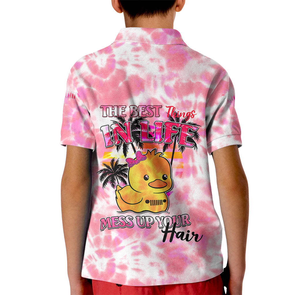 pink-jeep-tie-dye-kid-polo-shirt-the-best-things-in-life-mess-up-your