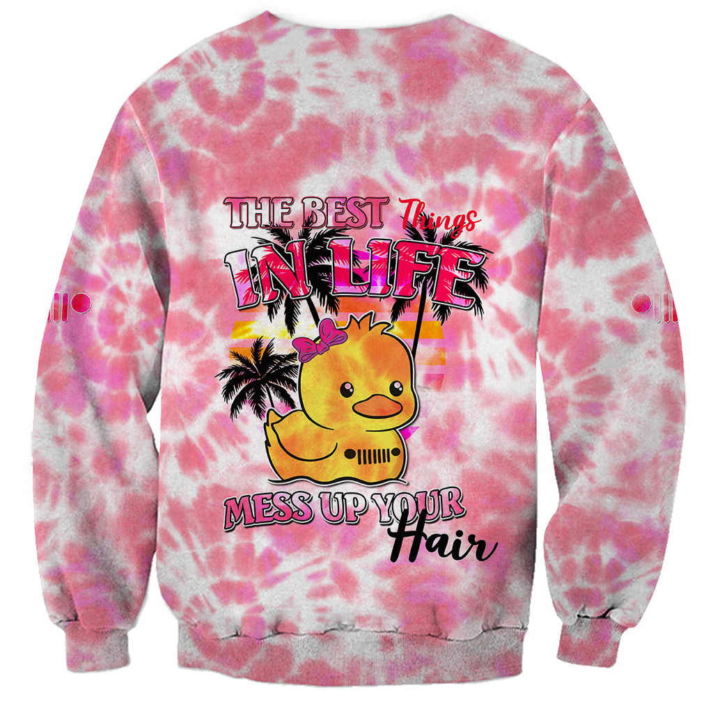 pink-jeep-tie-dye-sweatshirt-the-best-things-in-life-mess-up-your