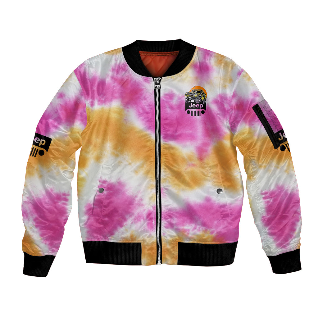 orange-jeep-tie-dye-sleeve-zip-bomber-jacket-its-a-thing-you-wouldnt-understand