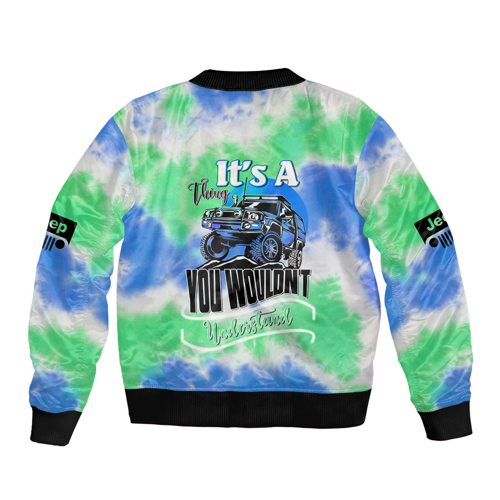 blue-jeep-tie-dye-sleeve-zip-bomber-jacket-its-a-thing-you-wouldnt-understand