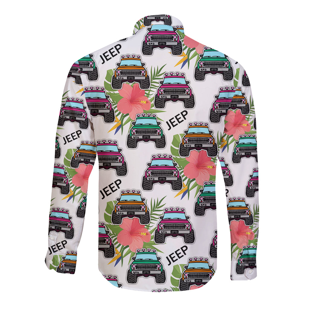 jeep-hawaii-long-sleeve-button-shirt-hibiscus-flower-mix-jeep