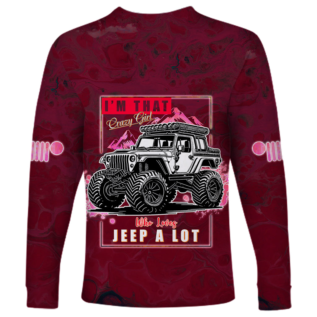 pink-jeep-long-sleeve-shirt-im-that-crazy-girl-who-loves-jeep-a-lot