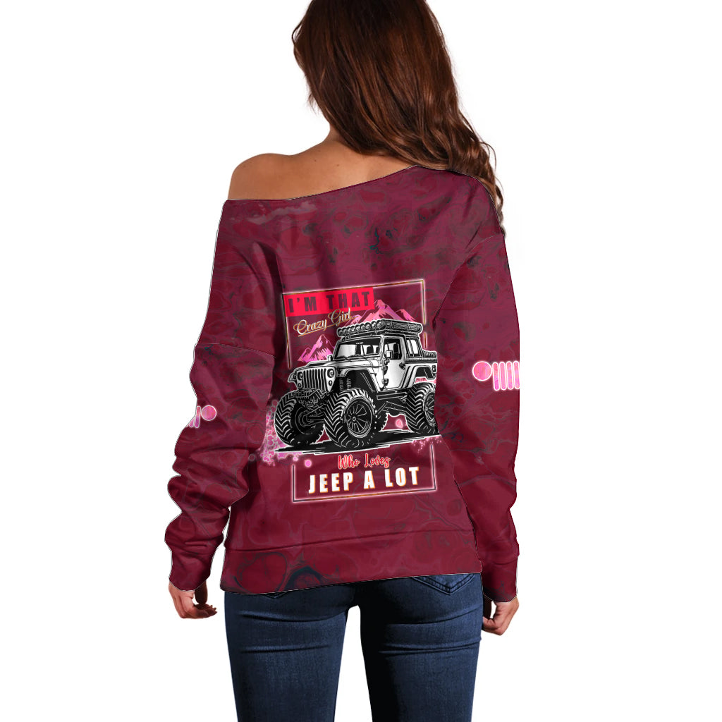 pink-jeep-off-shoulder-sweater-im-that-crazy-girl-who-loves-jeep-a-lot