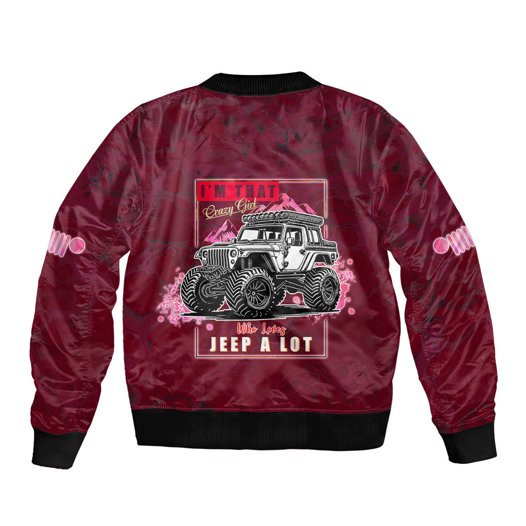 pink-jeep-sleeve-zip-bomber-jacket-im-that-crazy-girl-who-loves-jeep-a-lot