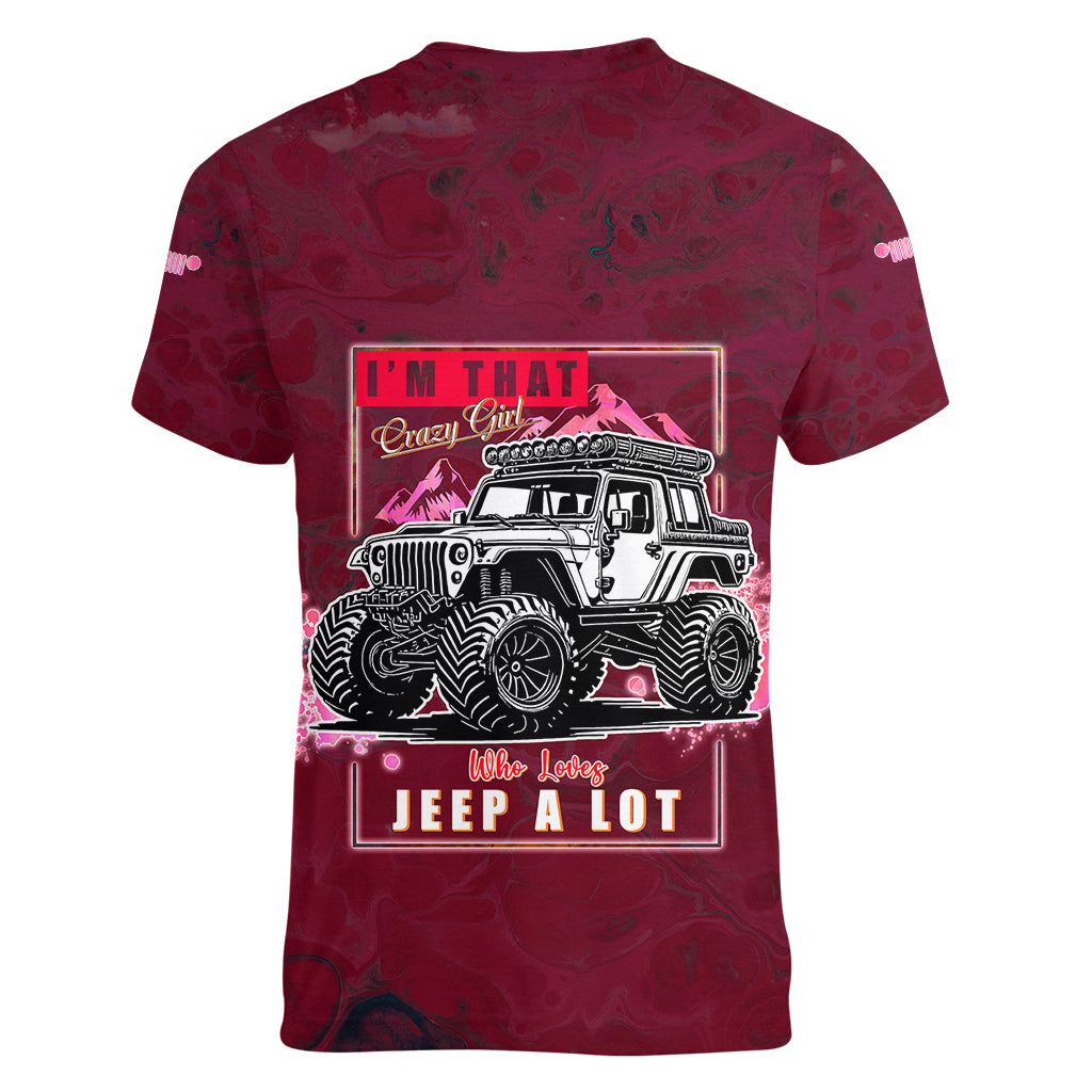 pink-jeep-women-v-neck-t-shirt-im-that-crazy-girl-who-loves-jeep-a-lot