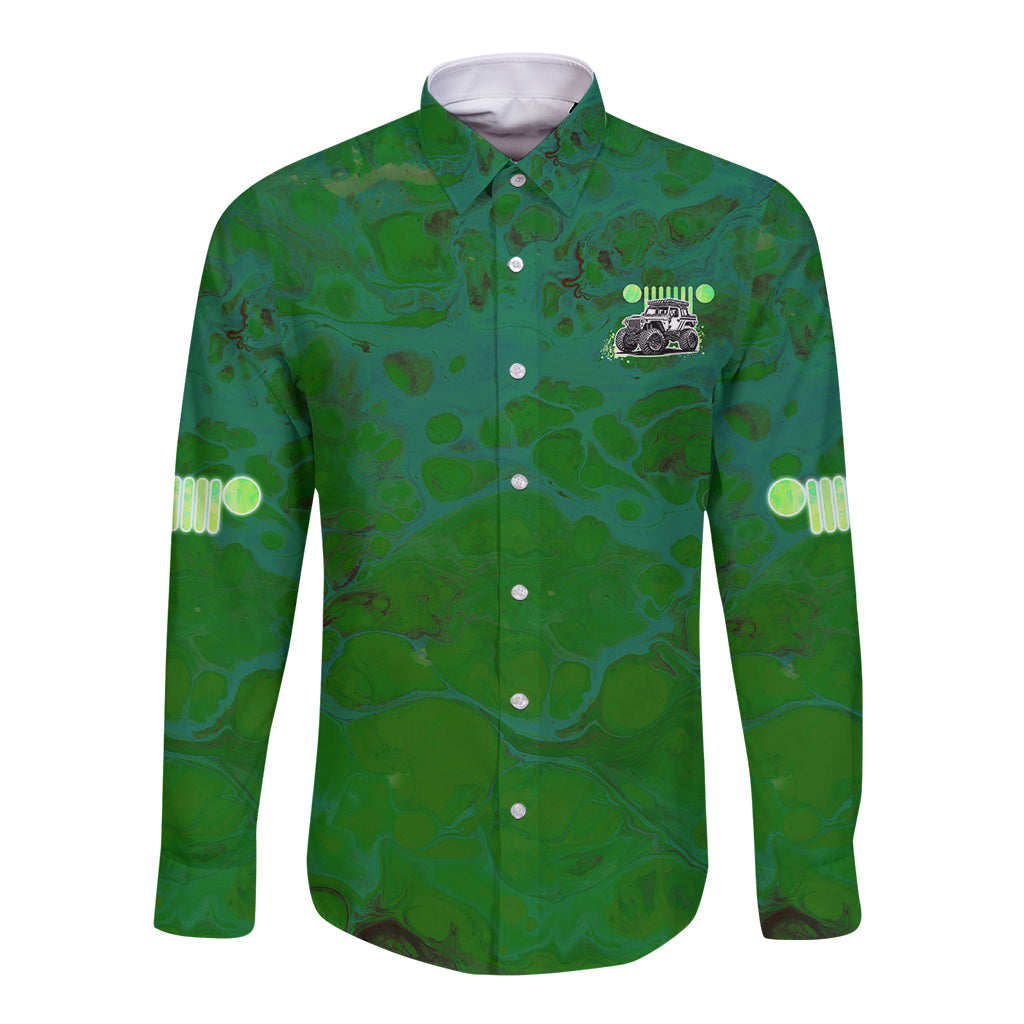 green-jeep-long-sleeve-button-shirt-im-that-crazy-girl-who-loves-jeep-a-lot