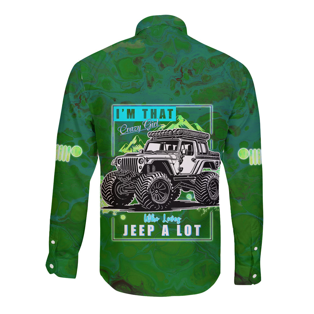 green-jeep-long-sleeve-button-shirt-im-that-crazy-girl-who-loves-jeep-a-lot