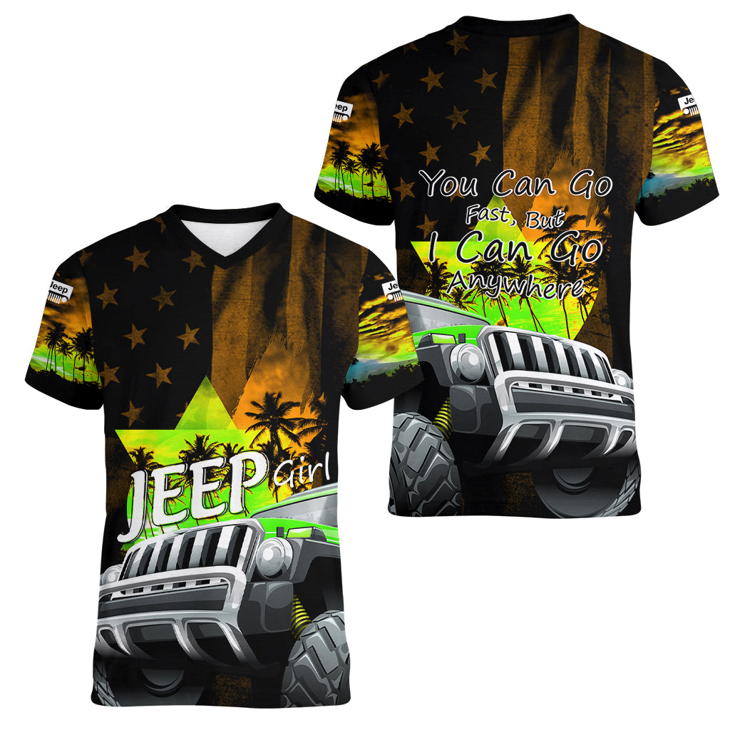 orange-jeep-women-v-neck-t-shirt-you-can-go-fast-but-i-can-go-anywhere