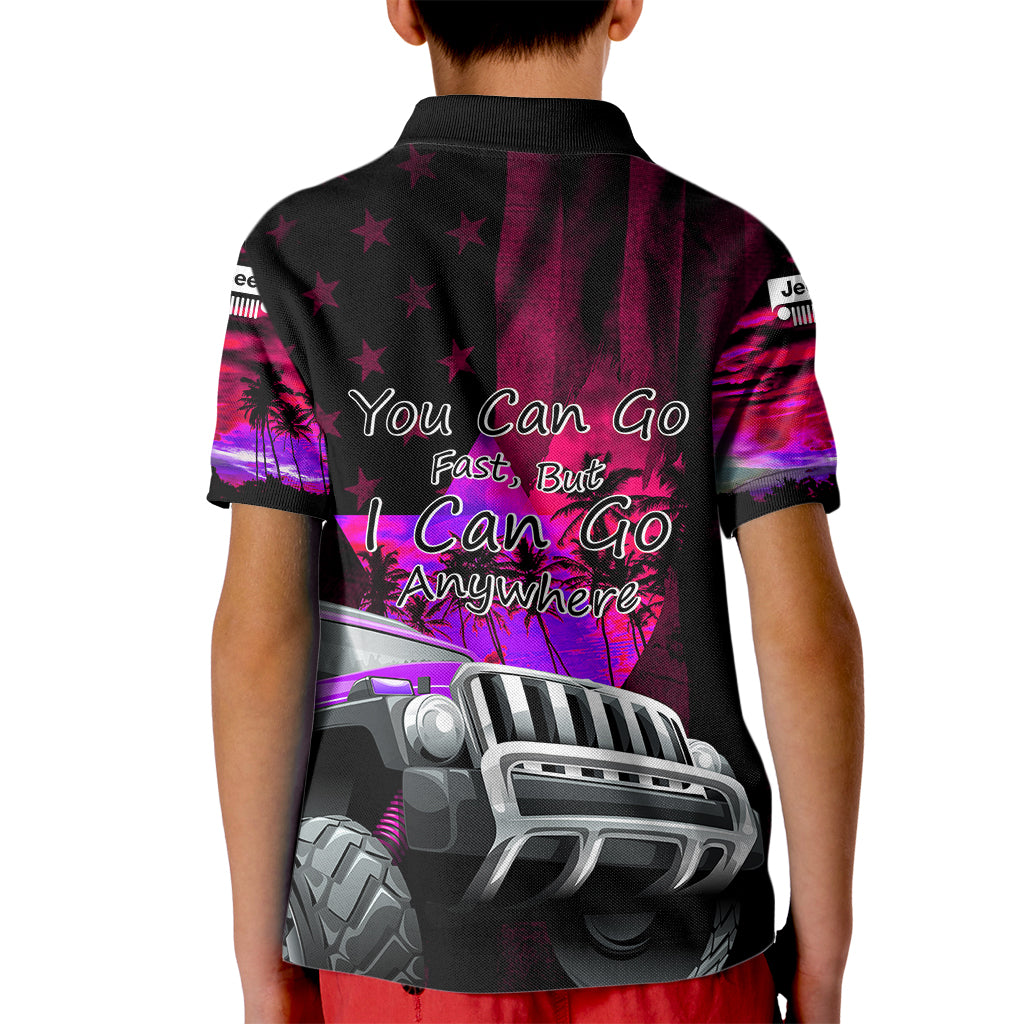 pink-jeep-kid-polo-shirt-you-can-go-fast-but-i-can-go-anywhere