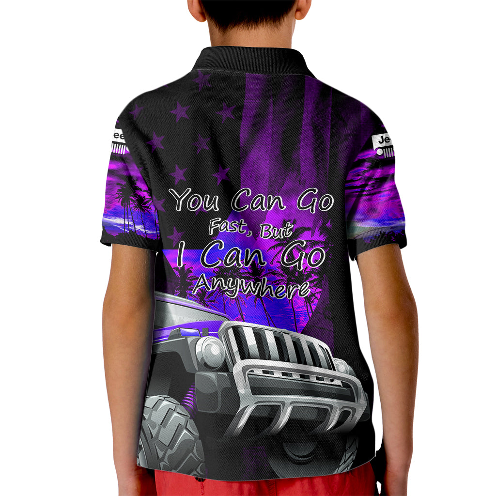 purple-jeep-kid-polo-shirt-you-can-go-fast-but-i-can-go-anywhere