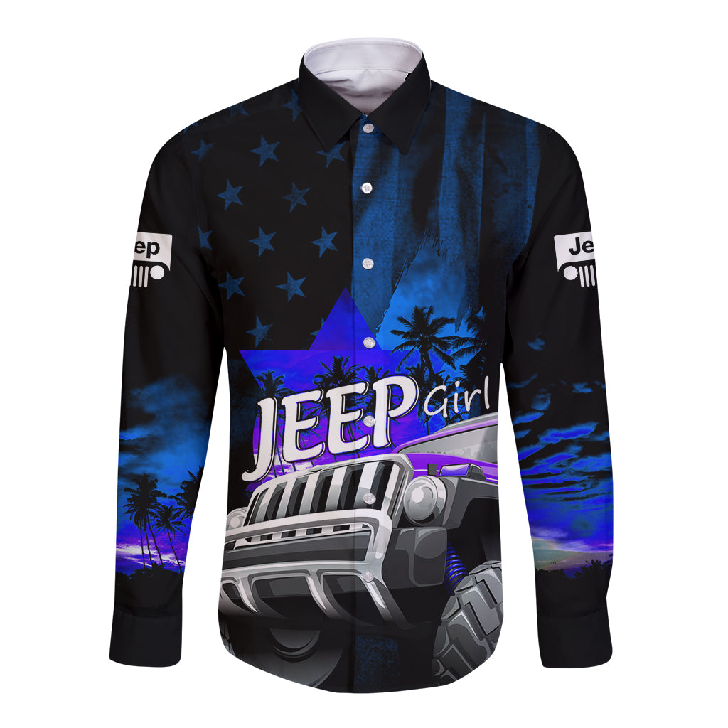 blue-jeep-long-sleeve-button-shirt-you-can-go-fast-but-i-can-go-anywhere