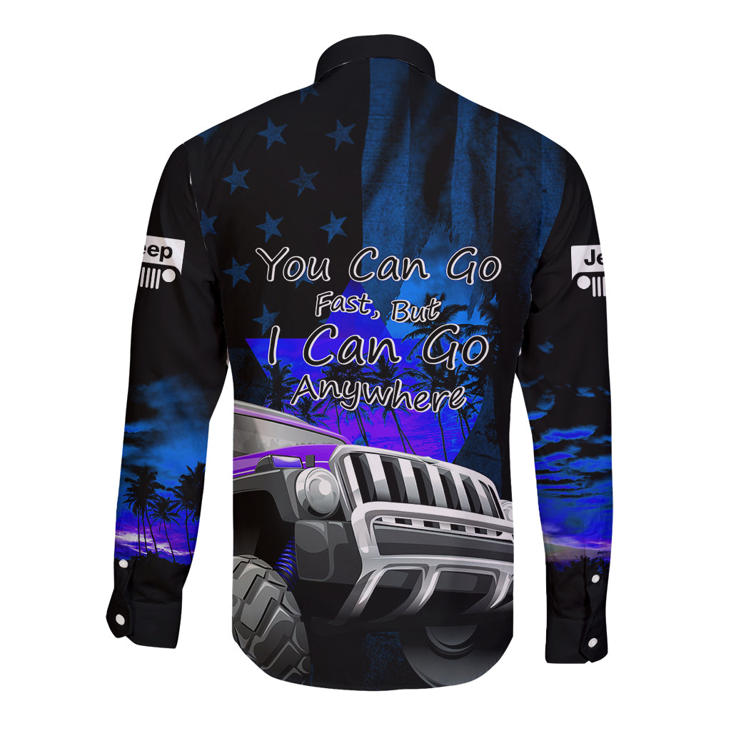 blue-jeep-long-sleeve-button-shirt-you-can-go-fast-but-i-can-go-anywhere