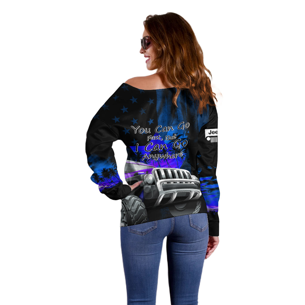 blue-jeep-off-shoulder-sweater-you-can-go-fast-but-i-can-go-anywhere