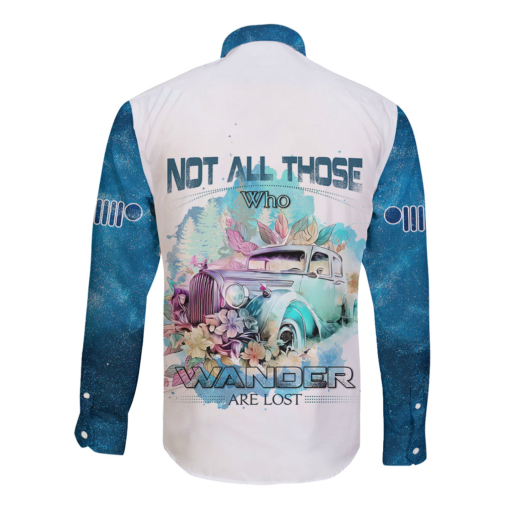 blue-jeep-galaxy-long-sleeve-button-shirt-not-all-those-who-wander-are-lost