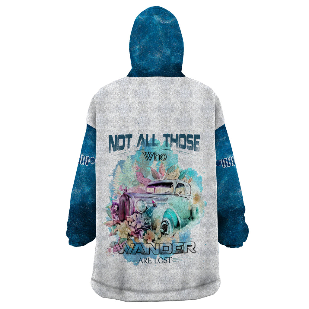 blue-jeep-galaxy-wearable-blanket-hoodie-not-all-those-who-wander-are-lost