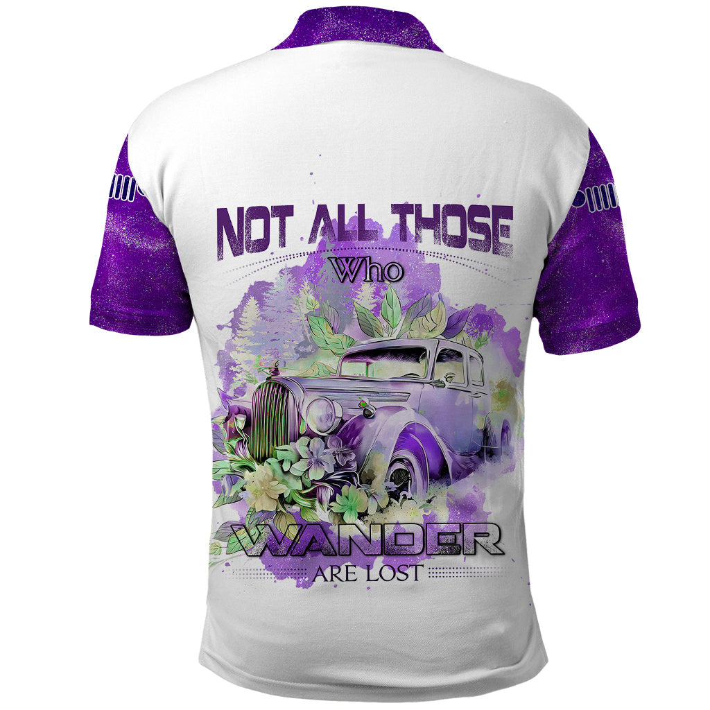 purple-jeep-galaxy-polo-shirt-not-all-those-who-wander-are-lost