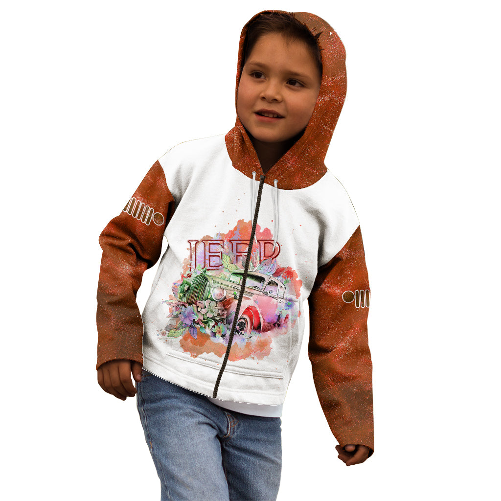 orange-jeep-galaxy-kid-hoodie-not-all-those-who-wander-are-lost