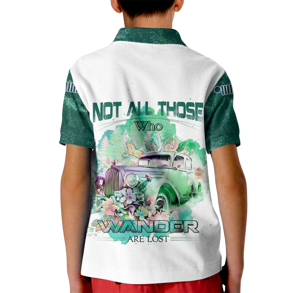 green-jeep-galaxy-kid-polo-shirt-not-all-those-who-wander-are-lost