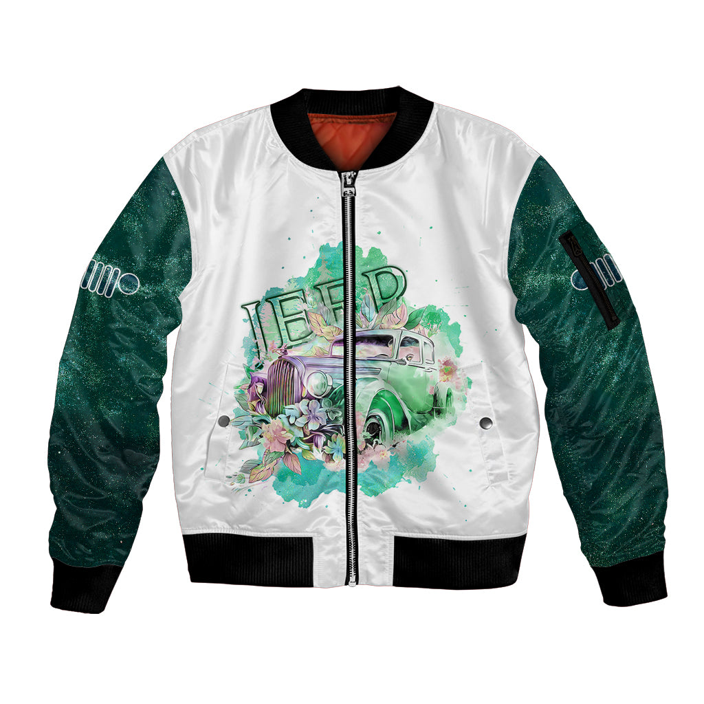 green-jeep-galaxy-sleeve-zip-bomber-jacket-not-all-those-who-wander-are-lost