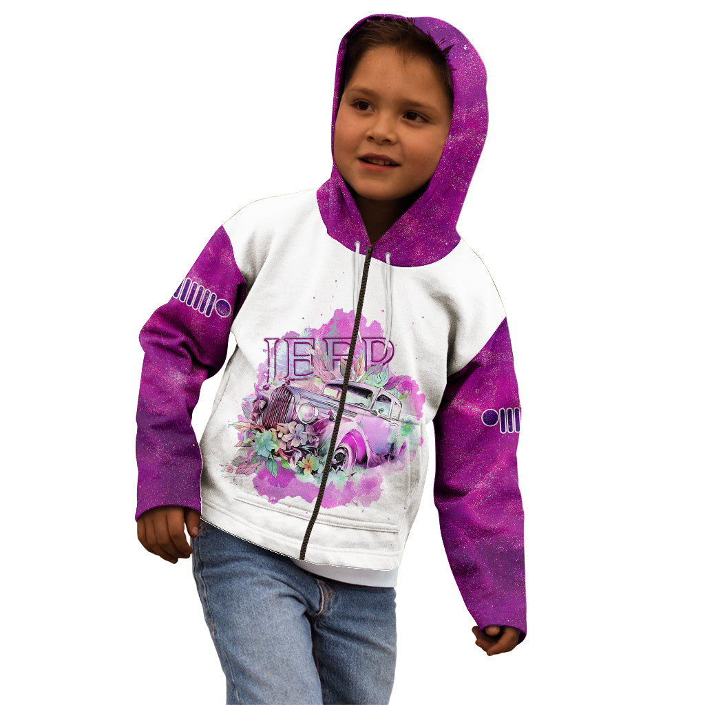 pink-jeep-galaxy-kid-hoodie-not-all-those-who-wander-are-lost